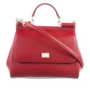 Dolce & Gabbana Red Satchel Bag